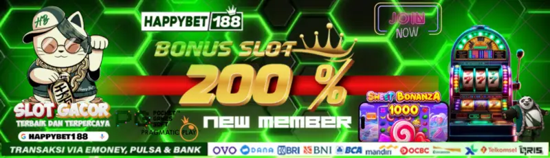 bonus slot 200 new member